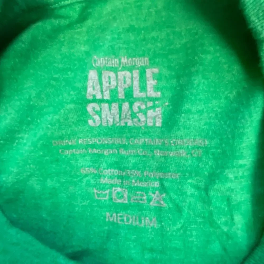 Apple Mens How Bout Them Apples Graphic T-Shirt Heather Green Short Sleeve L